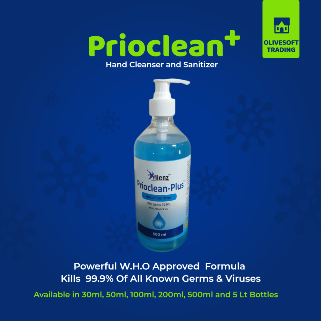 Prioclean Liquid Hand Sanitizer